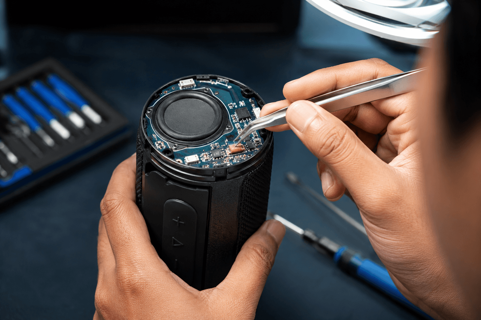 Device repair in progress